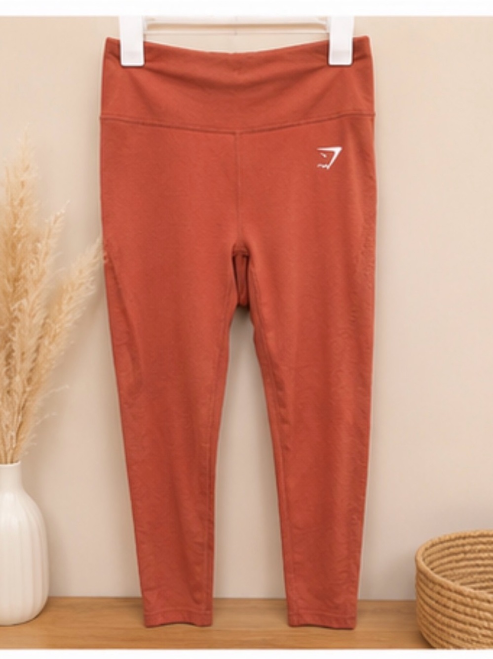 Gymshark High-Rise Leggings - Rust
